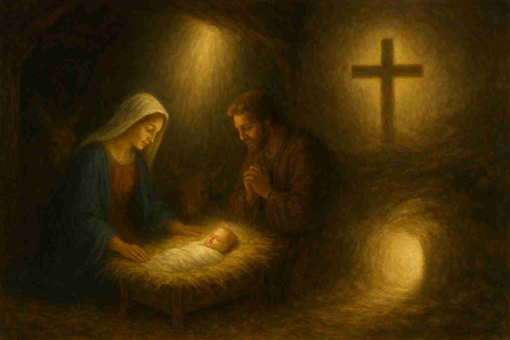 The-birth-of-Jesus-in-a-manger-for-the-salvation-of-our-sins