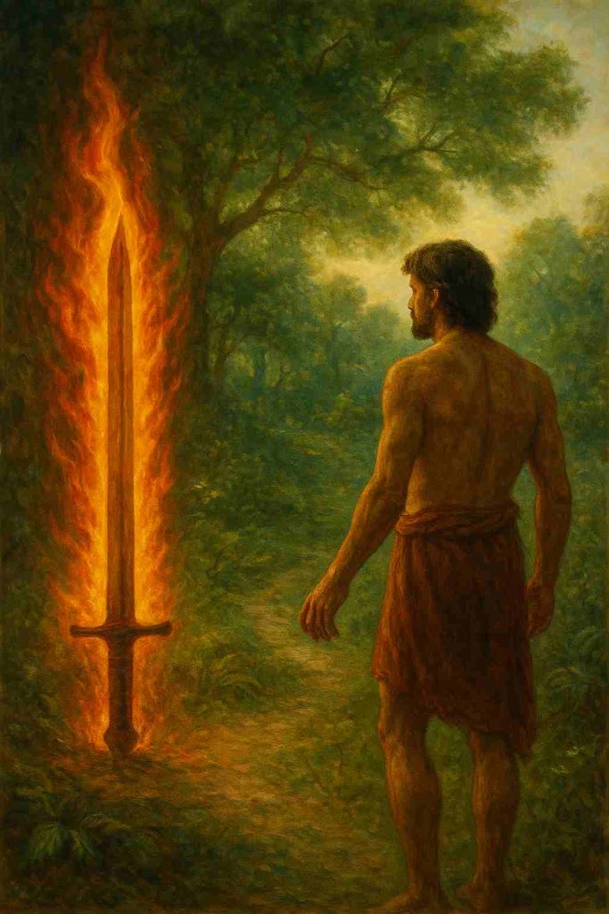 The-flaming-sword-at-gate-of-eden